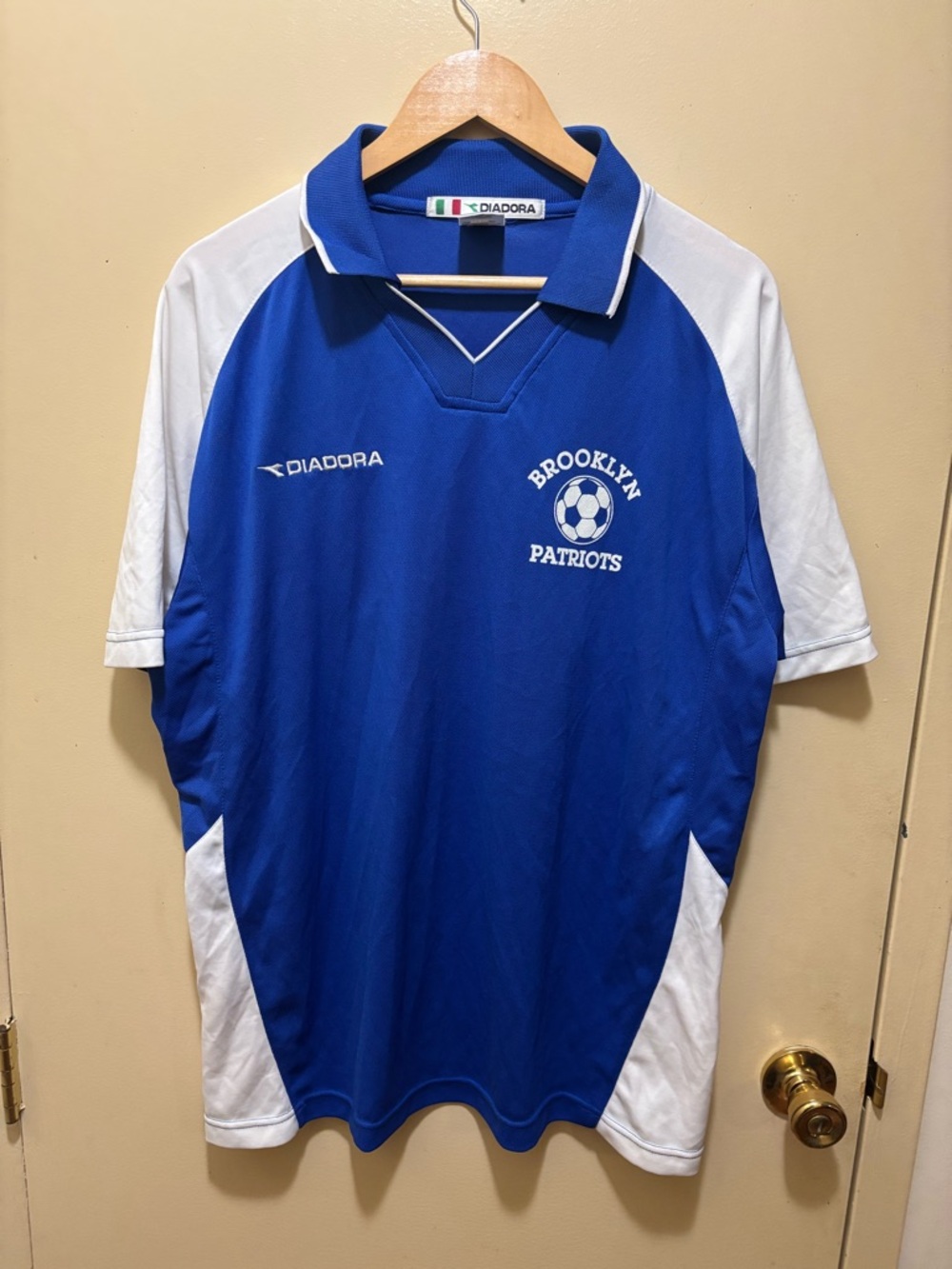 Diadora Royal Blue Polo with White Trim